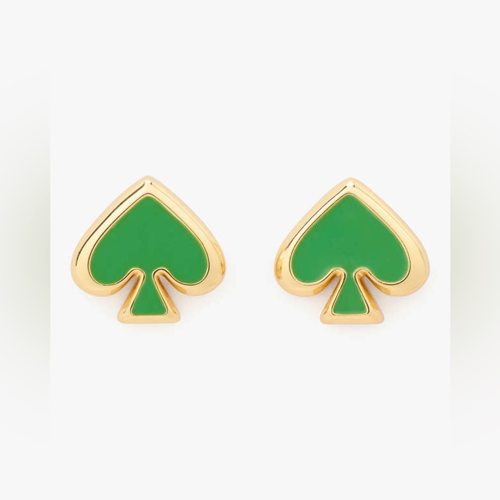 Kate Spade Everyday Spade Enamel Studs 💚 - NWT